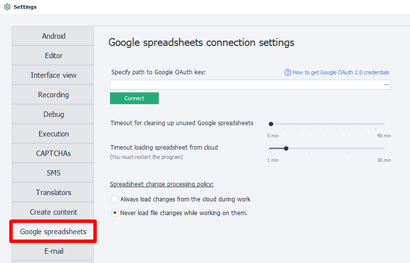 Google Sheets