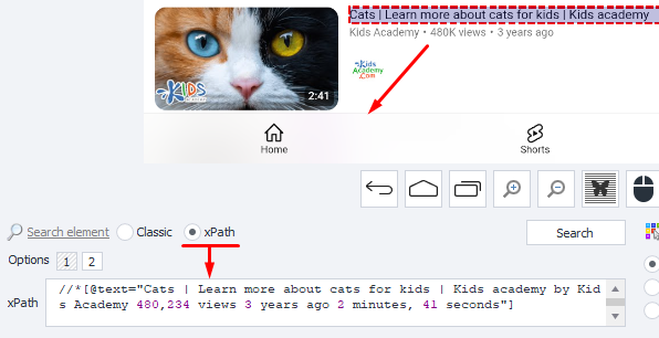 Find by xPath