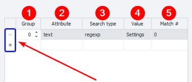 Search conditions