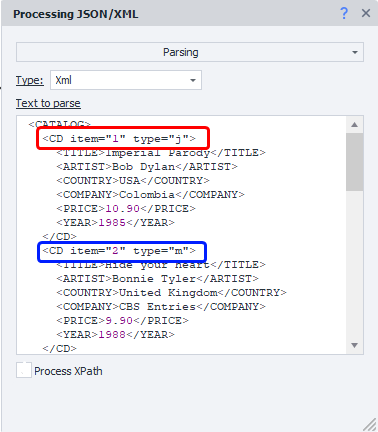 XML Features
